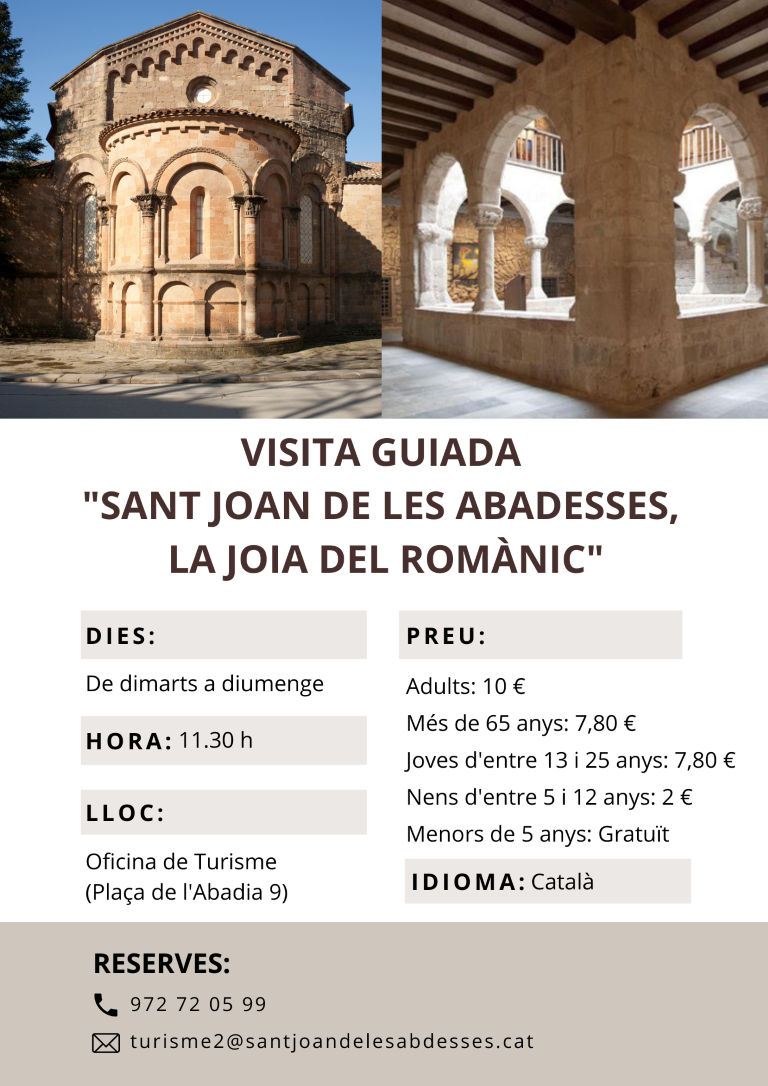 CARTELL VISITA GUIADA LA JOIA DEL ROMANIC agost