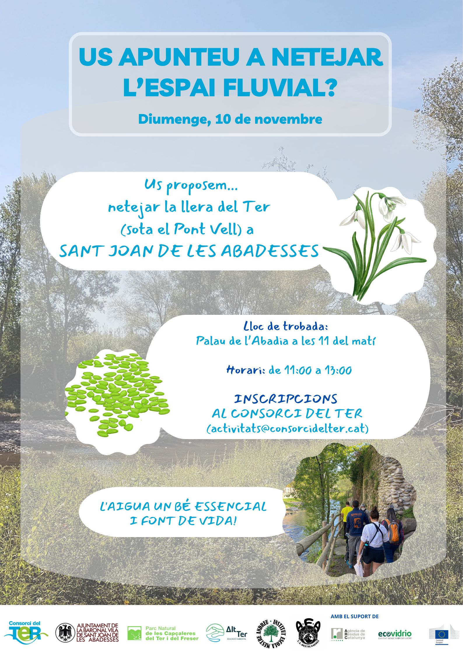 Cartell neteja DEF Sant Joan de les Abadesses