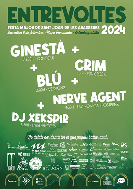 cartell Entrevoltes 2024 agenda