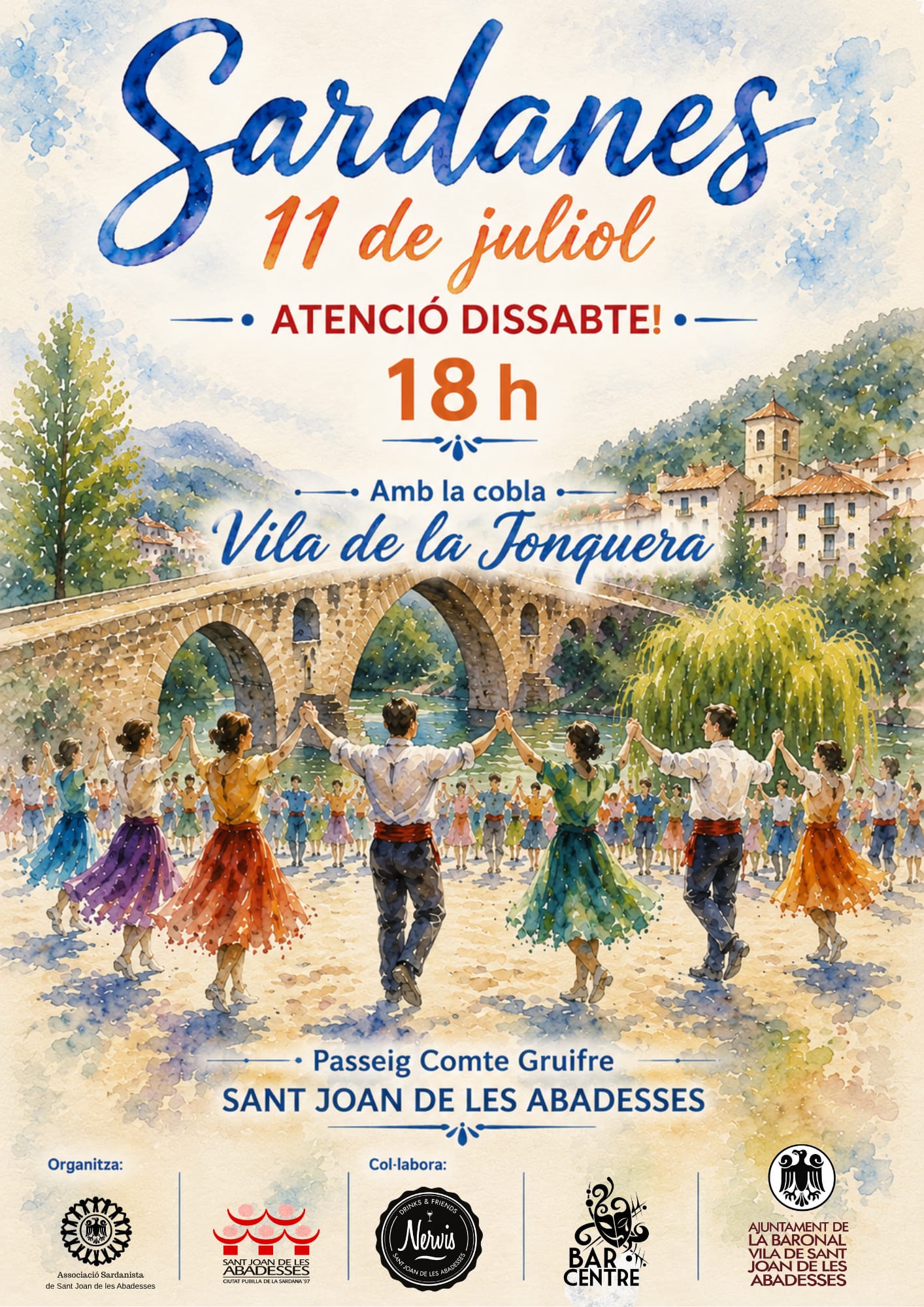 cartell sardanes 11 juliol