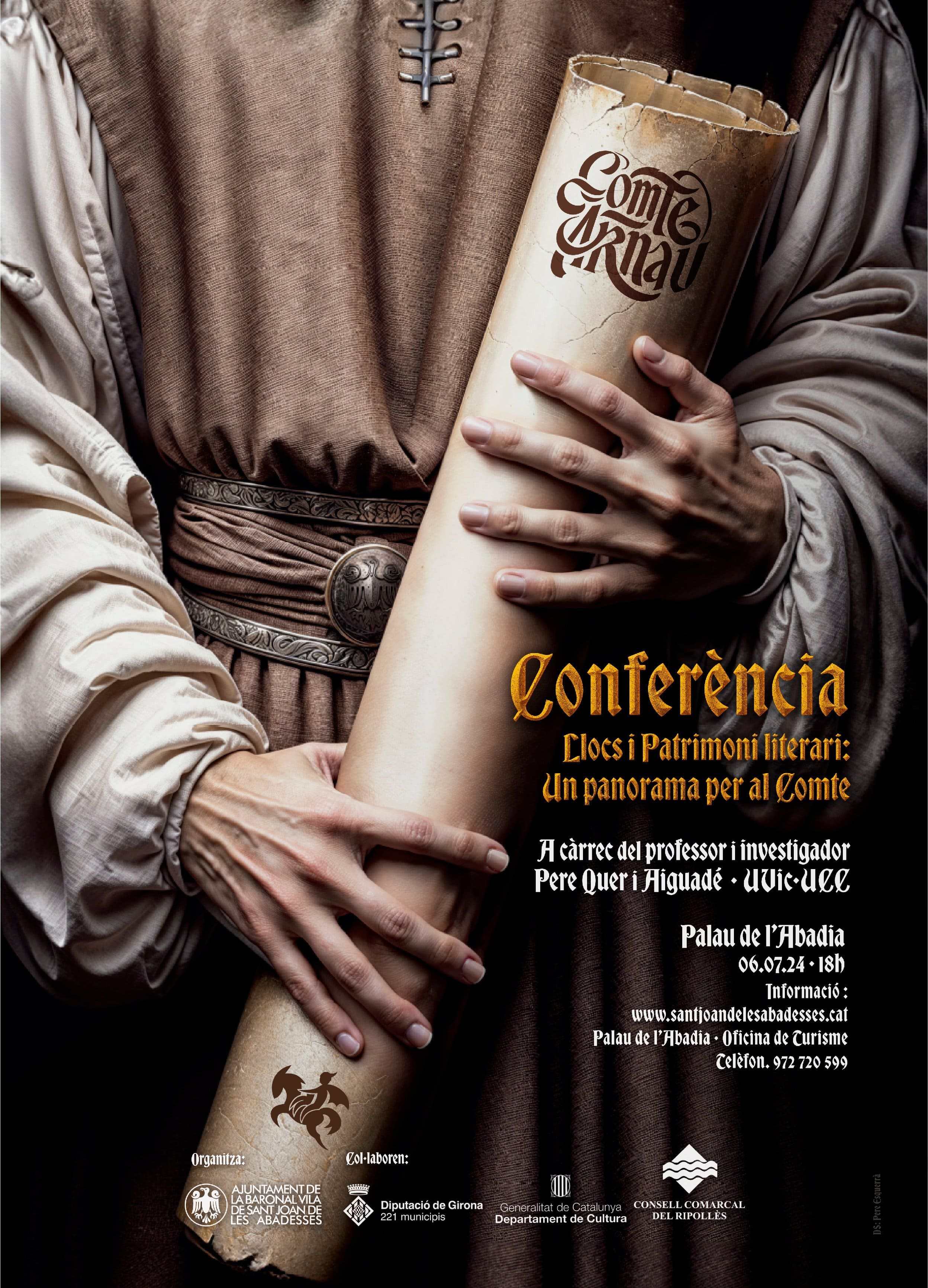 Cartells Festival Comte Arnau 2024 Conferència Pere Quer compressed