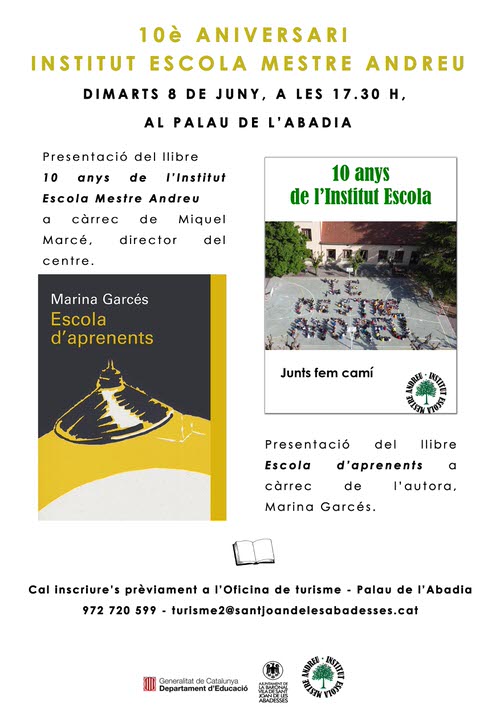 202105 Cartell presentació llibres 8 juny